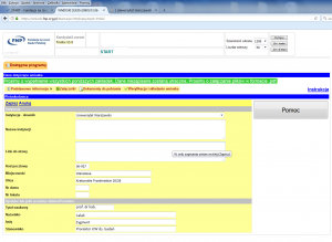 Dane do wniosku START FNP 